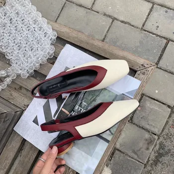 

2020 Women Gladiator Sandals Designers Square Toe Block Heel Shoes Woman Summer Party Dress Sexy Ladies Leather Med Heel Sandal