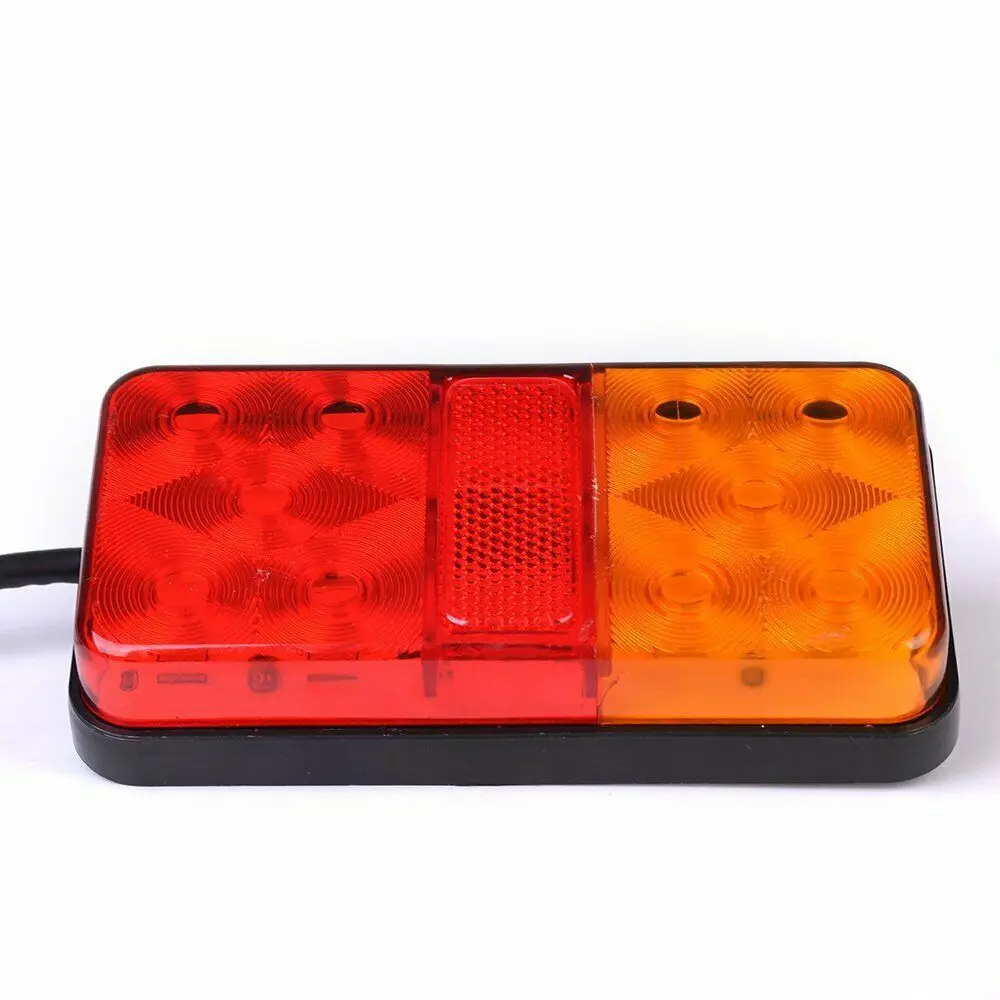 12V 2W 10 LED Truck Car Trailer Rear Tail Light Stop Indicator Lamp Taillight Turn Signal Lamp Waterproof Shockproof Rear lights led tail lights