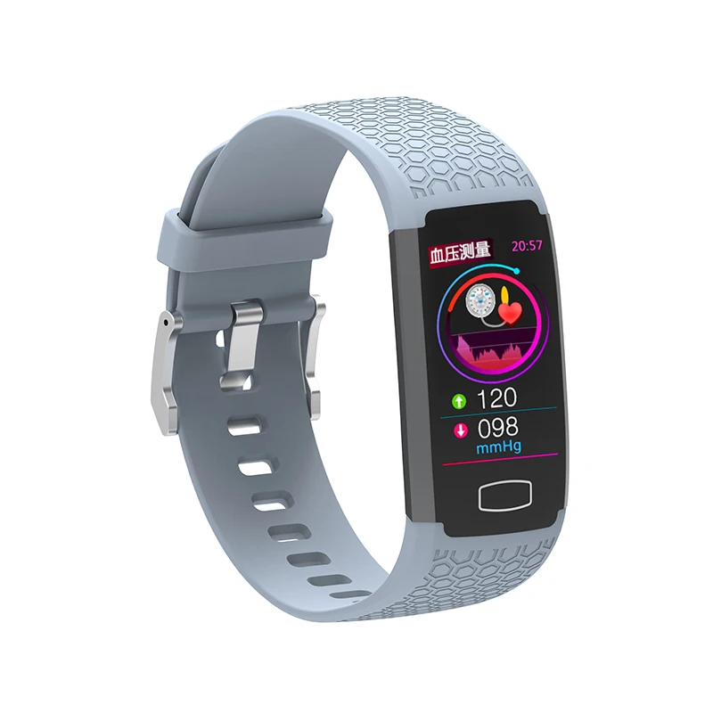 ONEMIX спортивные Смарт-часы IP67 Водонепроницаемый Bluetooth Smartwatch кровяное давление монитор сердечного ритма для женщин и мужчин фитнес-браслет - Цвет: gray