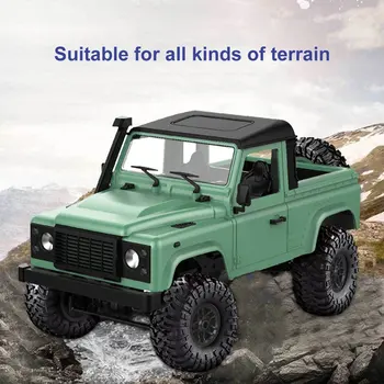 

1:12 MN-91k RC Crawler Car 2.4G 4WD Remote Control Big Foot Off-road Crawler Military Vehicle Model RTR Remote Control Truck Toy