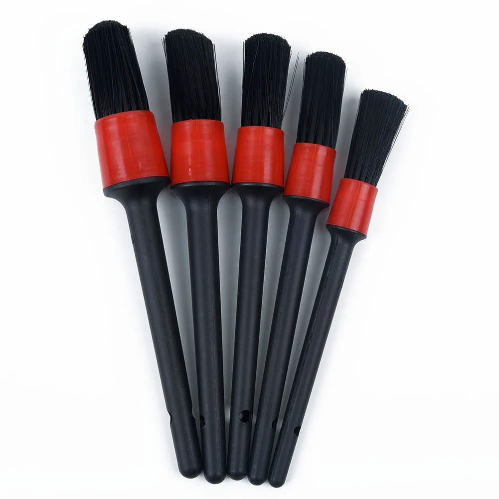 

2020 Hot Sale 5Pcs Detailing Brush Dry Wet Cleaning Brushes Soft Car Care Supplies Detail Tool 5 Different Brush Sizes