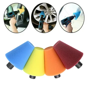 

4x Polishing wheel M14 Burnishing Polishing Cone Buffing For Car Wheel Hub
