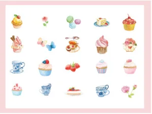 TianXinXiaoShi 20 компл./1 лот Kawaii канцелярские наклейки дневник Mori Story декоративные мобильные наклейки Скрапбукинг DIY ремесленные наклейки - Цвет: TianXinXiaoShi