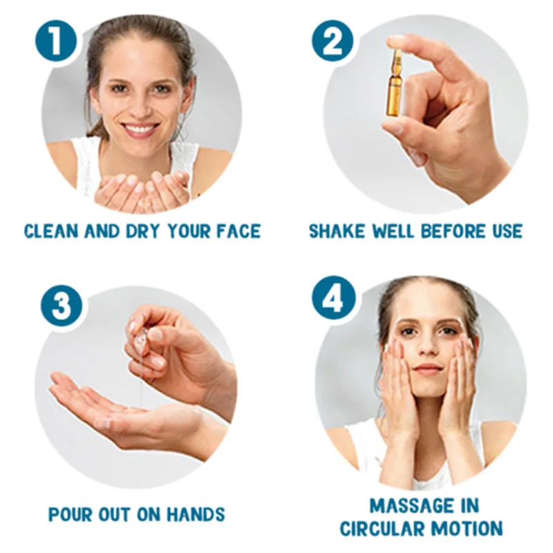 7 шт./компл. отбеливающая бесточечная ампула сыворотка осветляющая