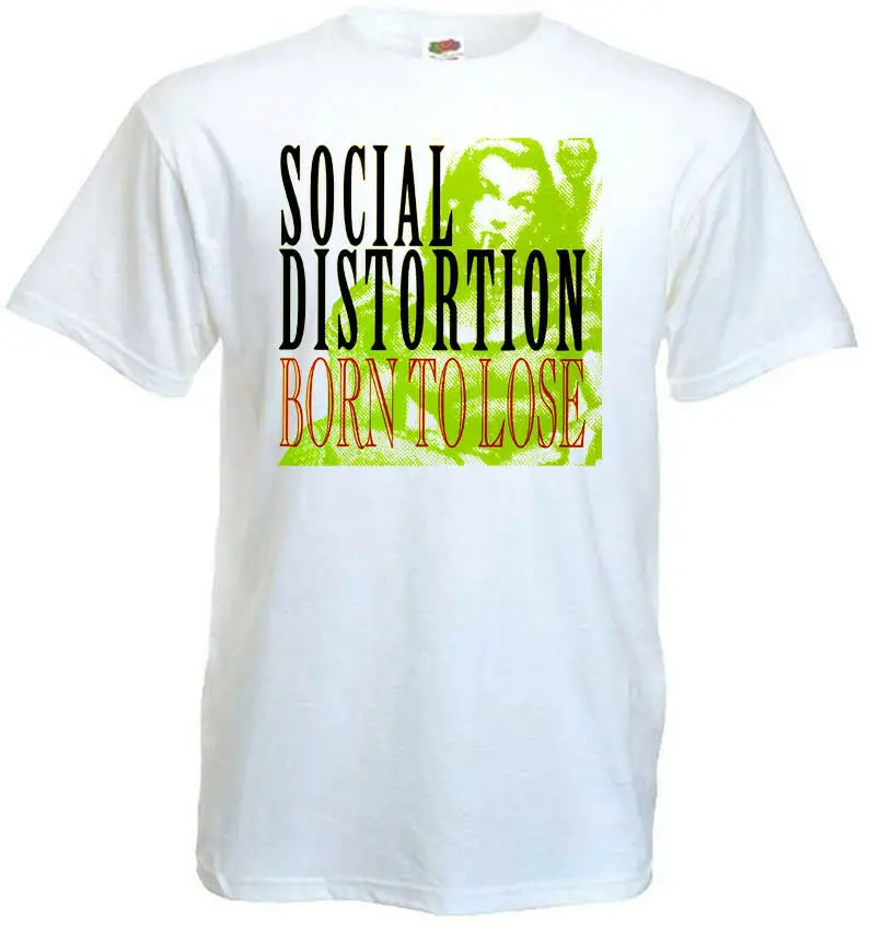 

Social Distortion Born To Lose V21 T Shirt White All Sizes S 5Xl