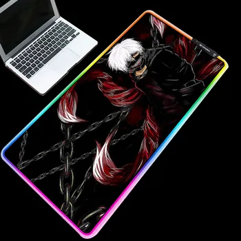 

ZSUXTC Vampire Anime Series Multi-size RGB Keyboard Pad Computer Notebook Must-have Cool LED Lighting Mouse Pad