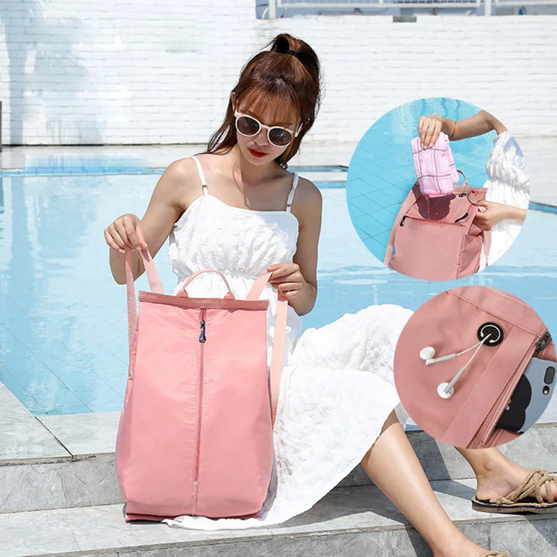 

Dry Wet Backpack Swimming Bag Pool Beach Swim Bags Foldable Water proof Tas Sac De Sport Waterproof For Women Men Pouch B297