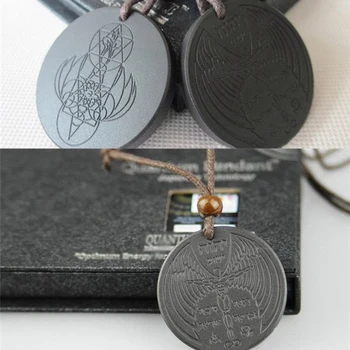 

Man & Woman Energy Necklace Negative Ions Energy Pendant Anti Radiation Shield EMF Neutralizer A