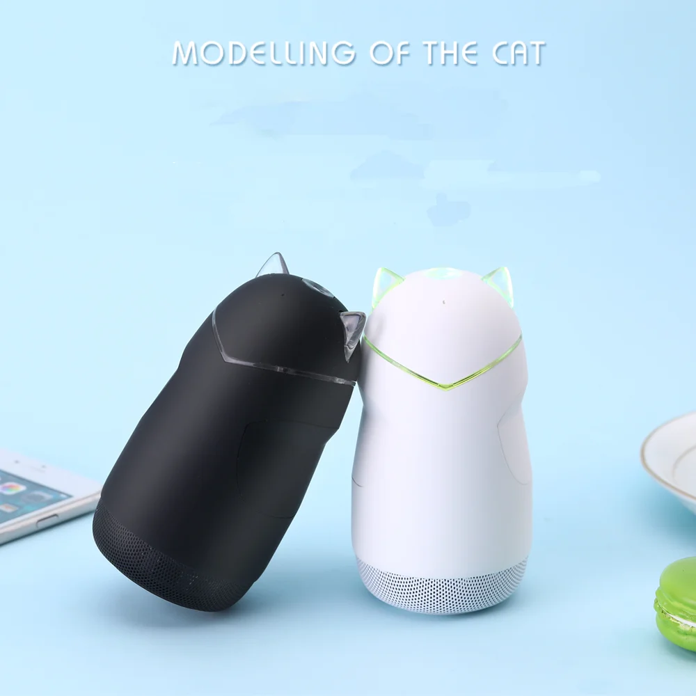 Bluetooth колонка Портативная Беспроводная 4 2 бас радиатор для улицы дома мини cat