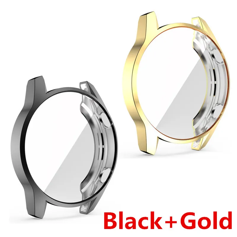 3 2 шт. чехол для часов huawei Watch GT 2 46 мм Чехол Мягкий Силиконовый ТПУ защитный чехол для часов защитная рамка для huawei GT2 42 мм - Цвет: 3