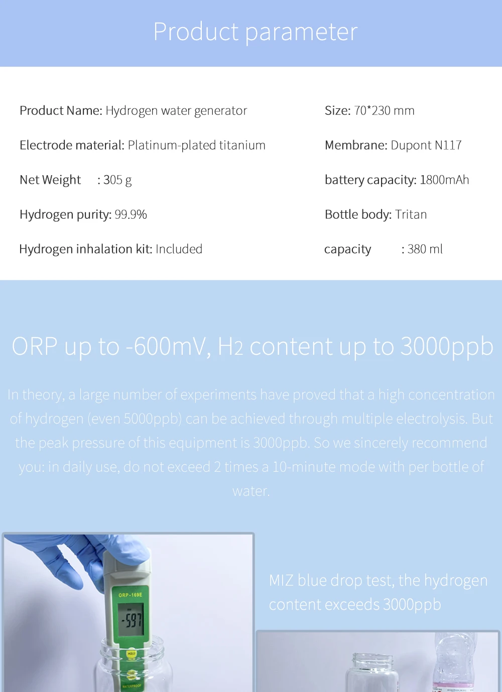 hidrogênio, DuPont SPE PEM câmara dupla, H2