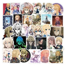 

10/30/50PCS Violet Eternal Garden Anime Graffiti Sticker Luggage Suitcase Child Helmet Computer Sticker Wholesale