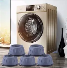 

4Pcs Universal Anti-Vibration Feet Pads Washing Machine Rubber Mat Anti-Vibration Pad Dryer Refrigerator Base Fixed Non-Slip Pad