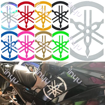

2 pcs/set Motorcycle Refit Sticker Personalized Motorcycle Logo Decorative Reflective Decals for Yamaha Motorcycle