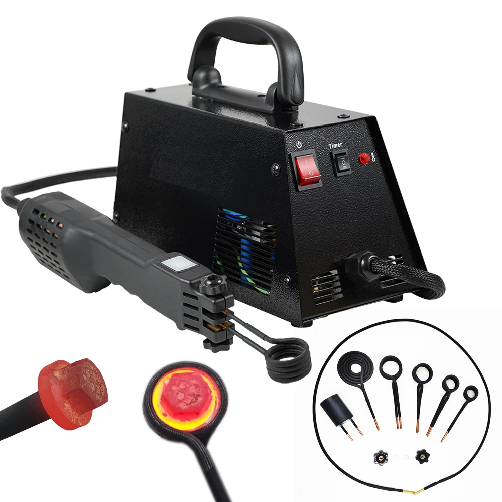 2KVA 230V Induction Heater With Coil Kits For Bolt and Nut Flameless