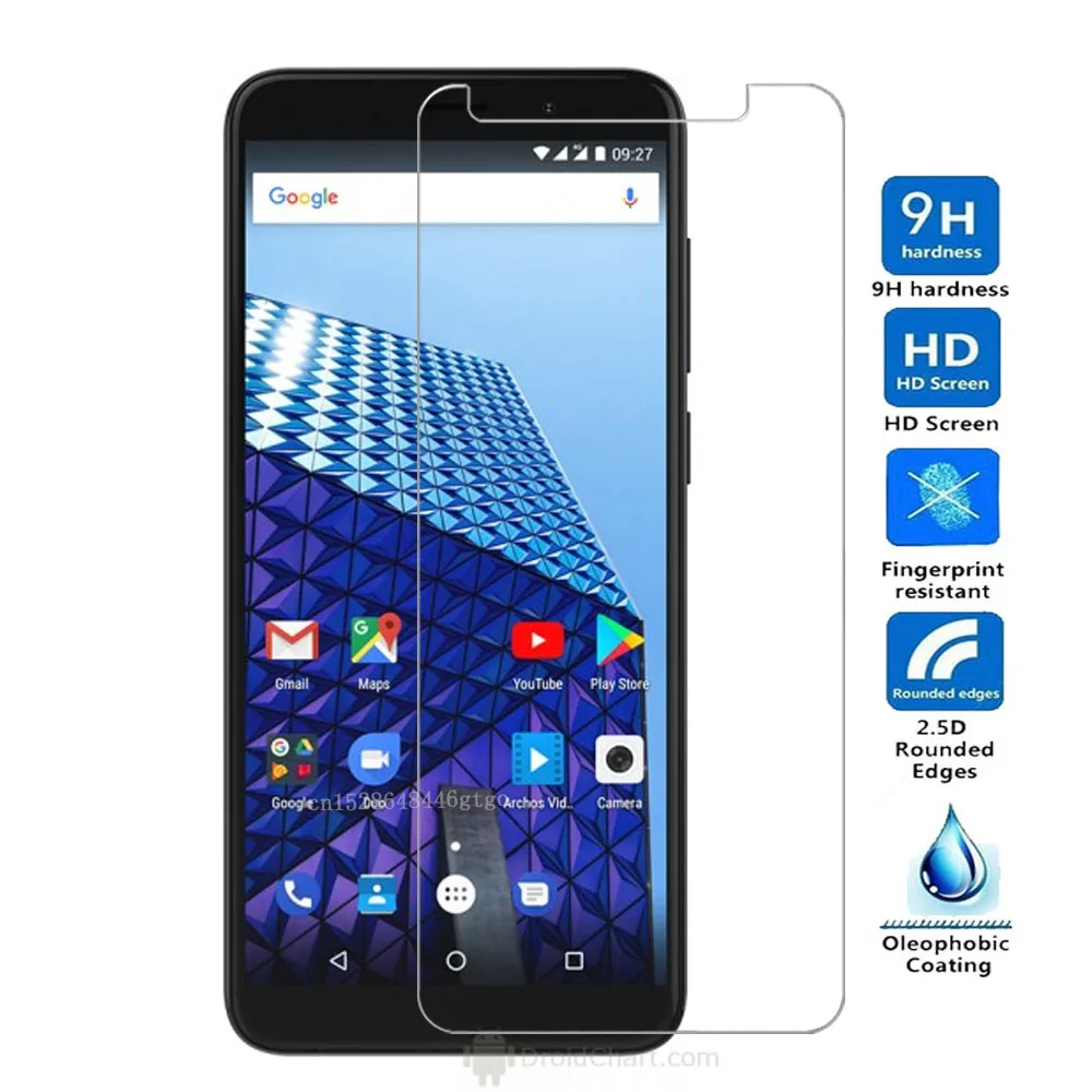 

Tempered Glass For Archos Access 57 Glass Screen Protector 2.5D 9H Premium Protective Film