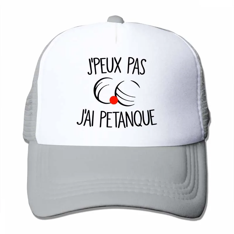 Jpeux pas jai Petanque, бейсболка для мужчин и женщин, бейсболки, модная Регулируемая Кепка - Цвет: 4-Gray