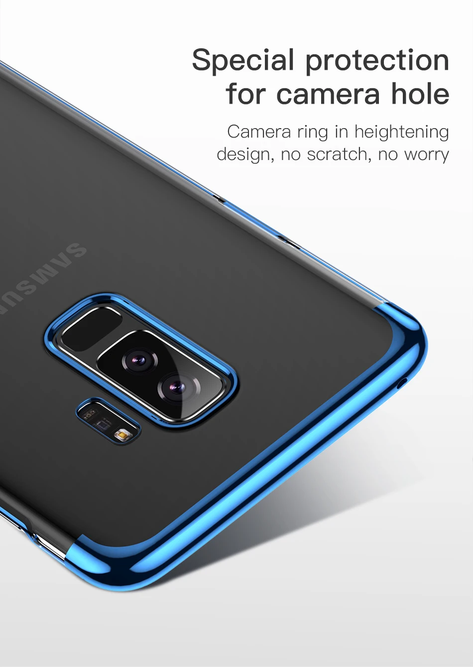 Baseus Luxury Plating Phone Case For Samsung Galaxy S9 Plus Coque Ultra Thin Soft Silicone Back Cover For Galaxy s9 Fundas