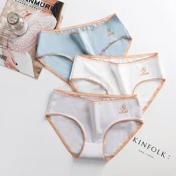 

3Pcs/Lot Women's Cotton Panties Underwear Women Briefs Sexy Lingerie Intimate Ladies MLJ SN07