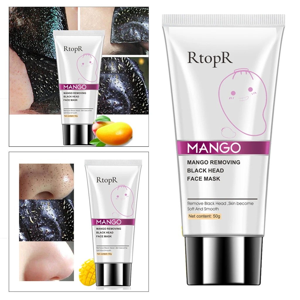 Blackhead Removal Treatment Acne Pores Mask Whitening Cream Peeling Mask T Zone Care Oil-control Skin Care Pore Strip Mask 