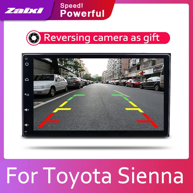 ZaiXi Android 2 Din Автомобильный Радио мультимедийный видео плеер Авто Стерео GPS карта