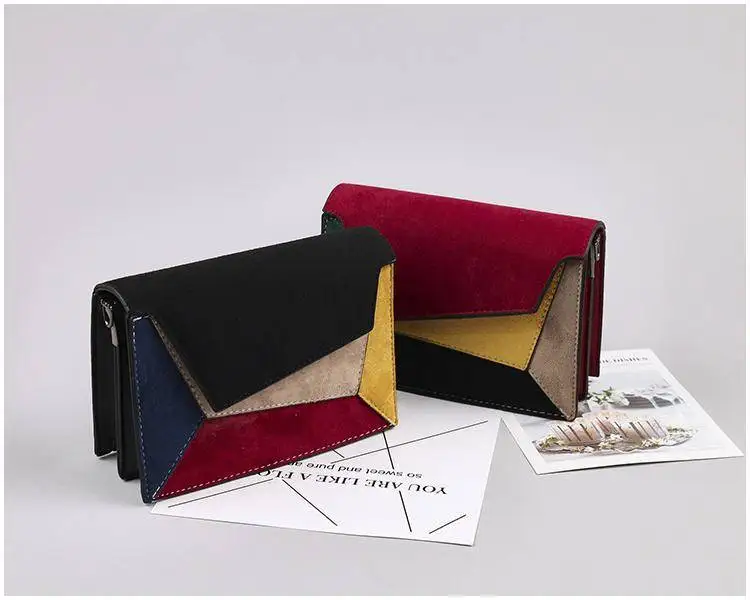 colors patchwork bag bags women's handbags (6)
