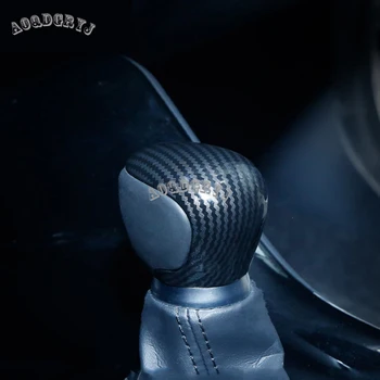 

FitFor Toyota C-HR CHR 2018-2019 Carbon Fiber Look & ABS Blue Matte Interior Gear Shift Knob Cover Trim Car Styling Accessories