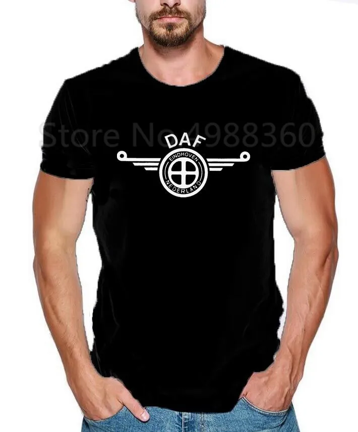 

Cool DAF Trucks Man T-Shirt Raglan Clothing Car Brand Logo Homme T Shirt Men Clothes High Quality Cotton top tees