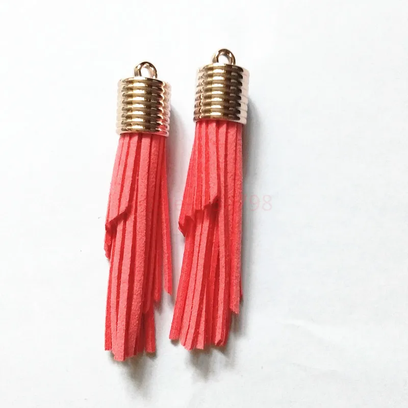 

New Different Length Suede Tassel Long Tassel DIY Pendant For Key chains Earrings Charming Jewelry Accessories 8cm 12pcs/lot