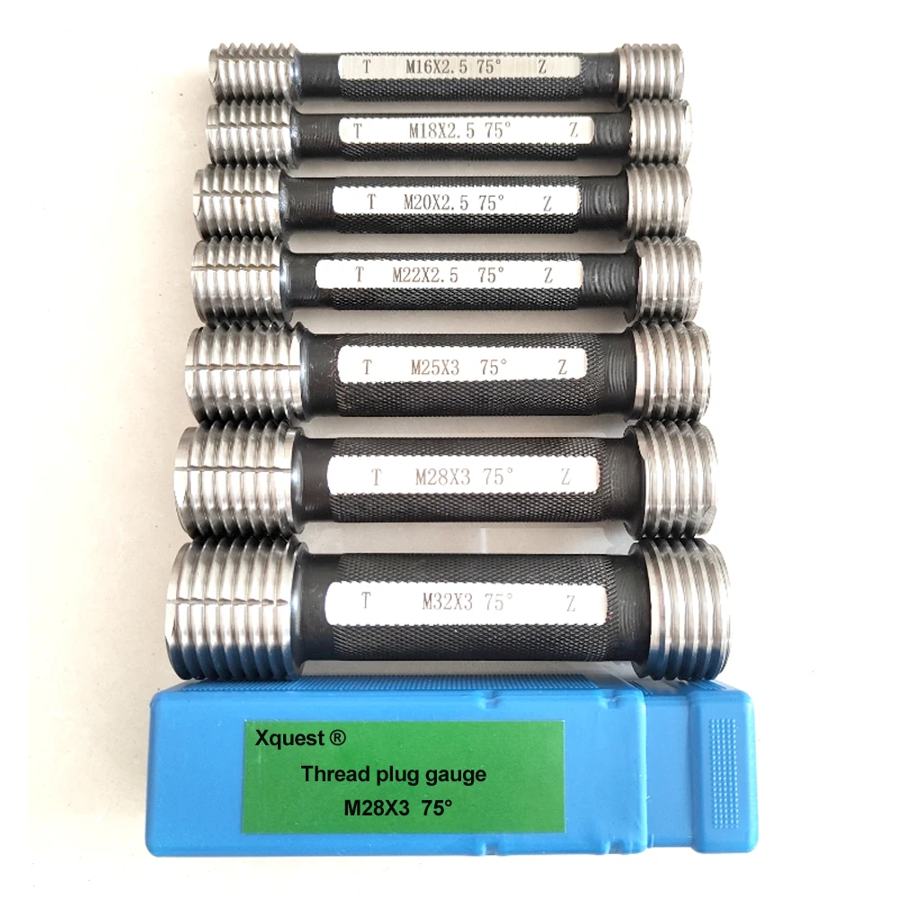 

75 degrees Rebar sleeve straight thread plug gauge Reinforced Steel sleeve thread gauges M16 M18 M20 M22 M25 M28 M32 M36 T Z