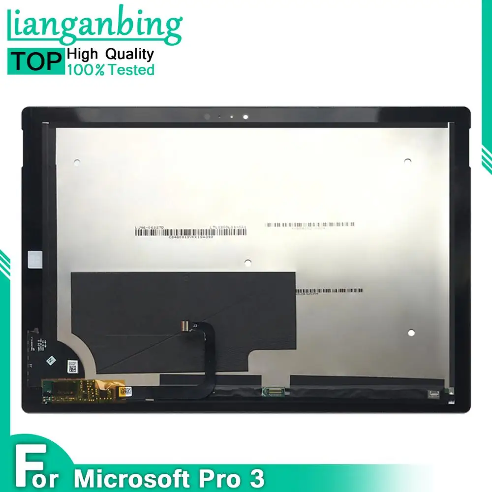 Microsoft 1645 Surface 3 Front Touch Digitizer+LCD Screen Assembly Replacement