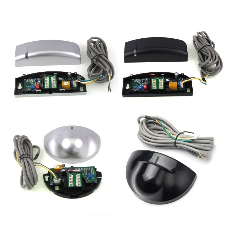 Automatic Gate door microwave motion sensor detector Black Silver color sliding swing door sensor auto opening motion detector