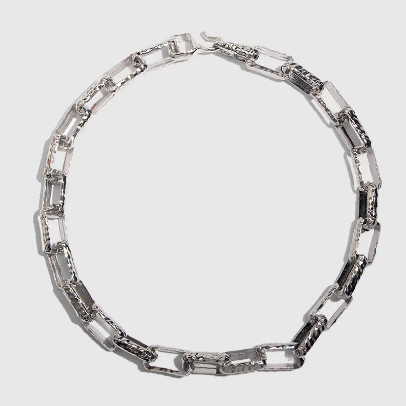Flatfoosie золотая цепочка ожерелье для женщин металлическое винтажное соединительное звено подвеска ZA колье ожерелье s богемное ювелирное изделие аксессуары - Окраска металла: 70SL
