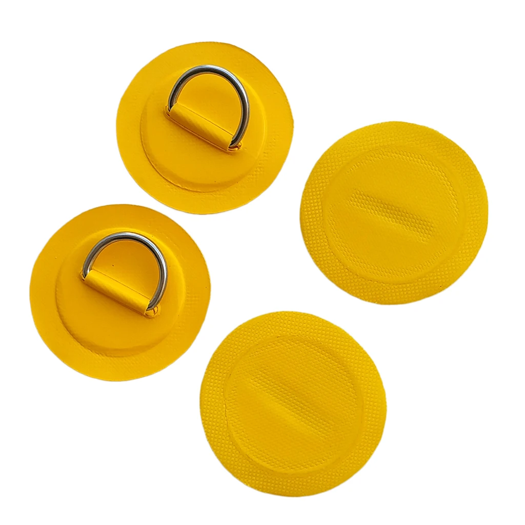 4 шт из нержавеющей стали D-ring Pad/патч для надувная лодка из ПВХ для доски для сапсёрфинга