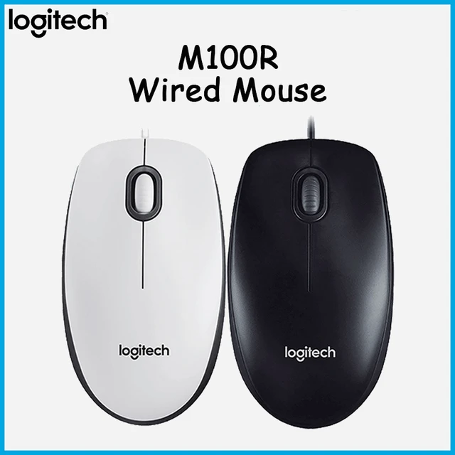 Logitech M100r Usb Wired Optical Mouse 1000dpi Wired Portable Mouse Pc/laptop Office Mouse M100 Upgrade Mini Mouse - Mouse - AliExpress