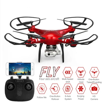 

GPS Drone with 720P Camera for Adults and Kids, RC Quadcopter with Wifi FPV Live Video Camera,Auto Hover Headless Mode