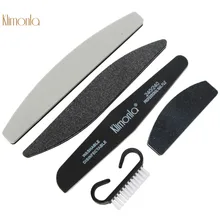 5 pçs/set Blocos de Lixa de Unhas Lixar Buffer Lixa Nail Arquivos Lustrando Moagem Escova de Limpeza Manicure Pedicure Ferramentas Kits(China)