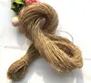 50 Meters Natural Jute Hemp Rope Home Decoration Retro Style DIY Craft Cord Decorative Jute Rope 1mm Diameter Handmade Decration 1