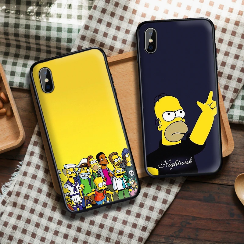 Забавный мультяшный Мягкий ТПУ чехол для телефона iPhone 11 Pro Max X XS XR 8 7 6 5 s Plus