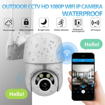 

HD 1080P Wireless IP Camera Cloud storage Surveillance Camera WI-FI Camera IR Night Vision CCTV Camera Outdoor waterproof