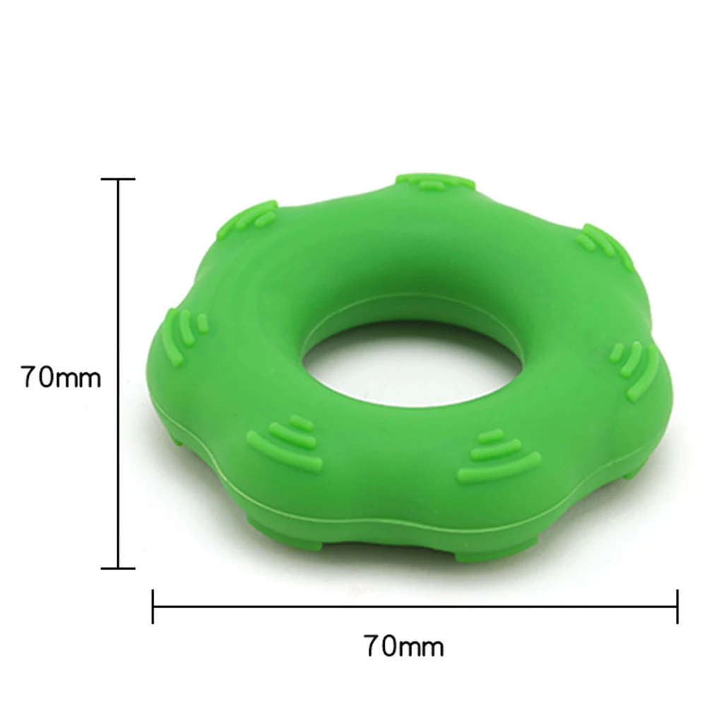 Реабилитация предплечья рукоятка кистевой эспандер Силиконовое кольцо портативный палец тренажер тренажерный зал наручные фитнес силовая тренировка