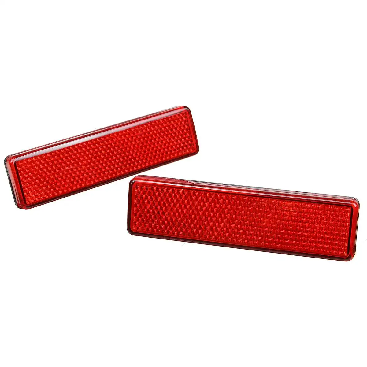 2pcs Car Rear Bumper Reflector Black/Red Lens For Vauxhall/Opel Vivaro Movano For Nissan Primastar