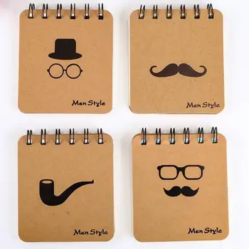 

Kraft Paper Cute Kawaii Notebook Small Blank Planner Office Accessory Agenda Supply Notepad Back to School Stationary Sketchbook
