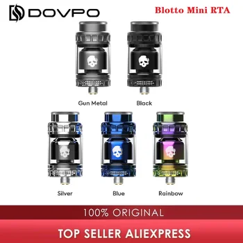 

NEW Original DOVPO Blotto Mini RTA 2ml/4ml Capacity E-cig Vape Tank Dual Coil Building Tank Vs Zeus X /Dead Rabbit RTA / Vinci