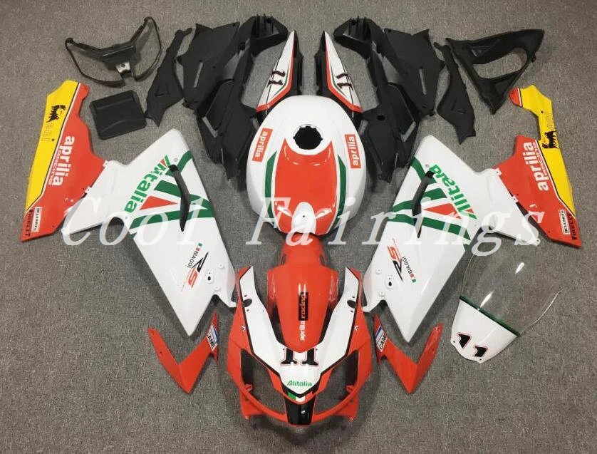 Набор впрыскивателей Полный обтекатели комплект подходит для Aprilia RS125 06 07 08 09 10 11 RS4 РСВ 125 2006-2011 обтекатель комплект номер 11