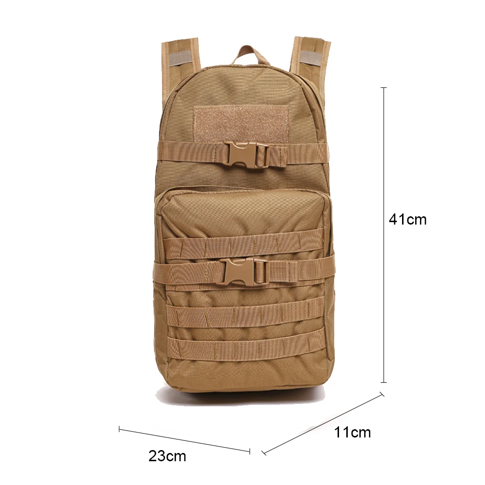 15L Bicycle Cycling Bag Bike Bags Water Climbing Backpack Camping Riding Travel Molle Tactical Outdoor Hydration Sack Fanny Pack 6