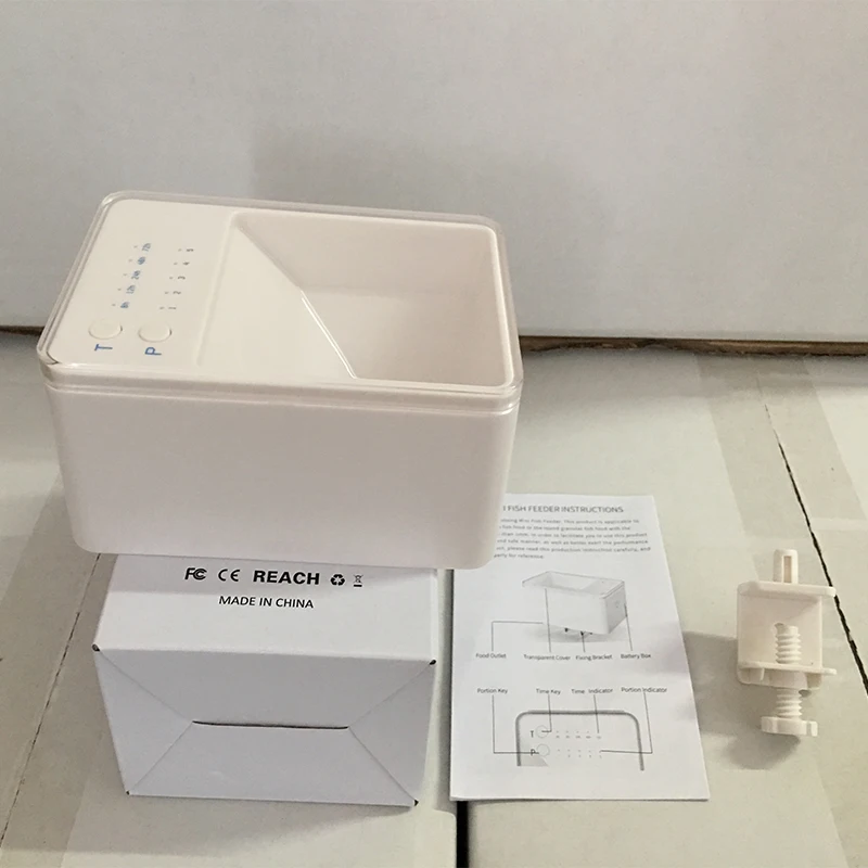 70ml Aquarium Mini fish feeder Automatic feeding machine fish tank Food Dispenser Guppy Lampfish