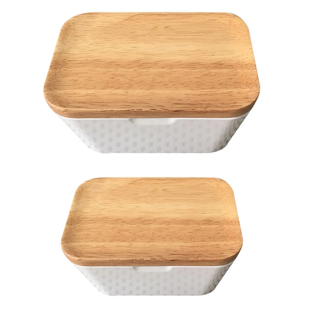 Butter Dish Box Holder Airtight Butter Keeper Kitchen Storage with Lid 2 Sizes to Choose