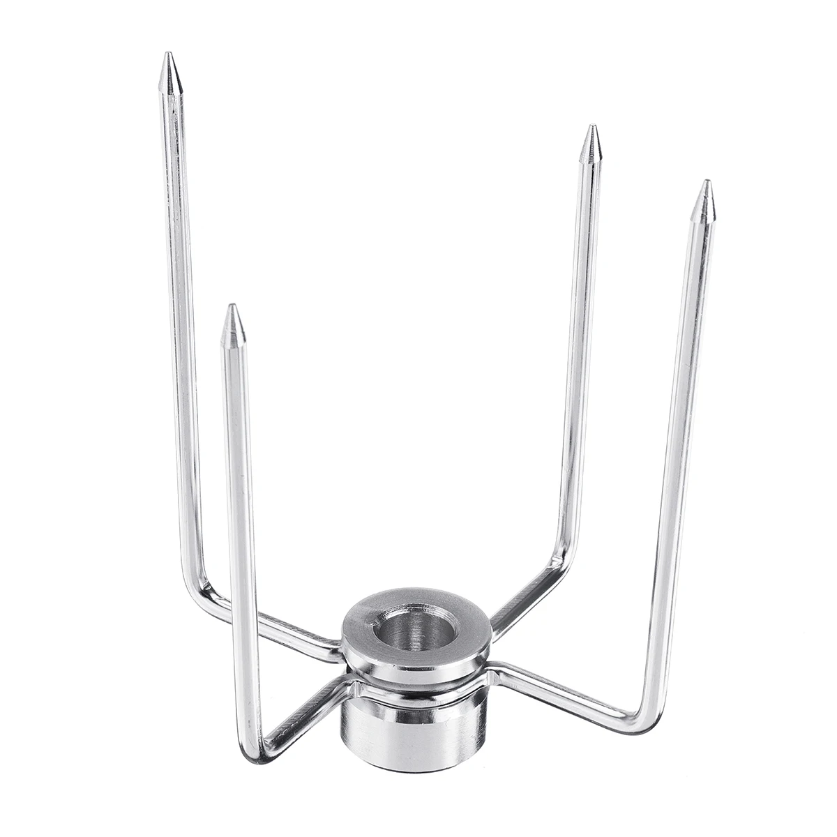 Forchette Girarrosto Barbecue In Cromo - 2 Pezzi, Per Spiedi E Arrosti, Resistente Al Calore - Foto 6