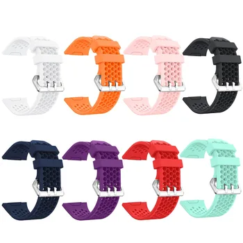 

Lightweight Adjustable Replacement Silicone Watchband For Fitbit Ionic Watch Bracelet Women Men Smart Watch Wristband Strap